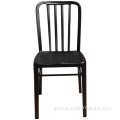 Outdoor Chairs Dining Backrest Iron Chairs Supplier